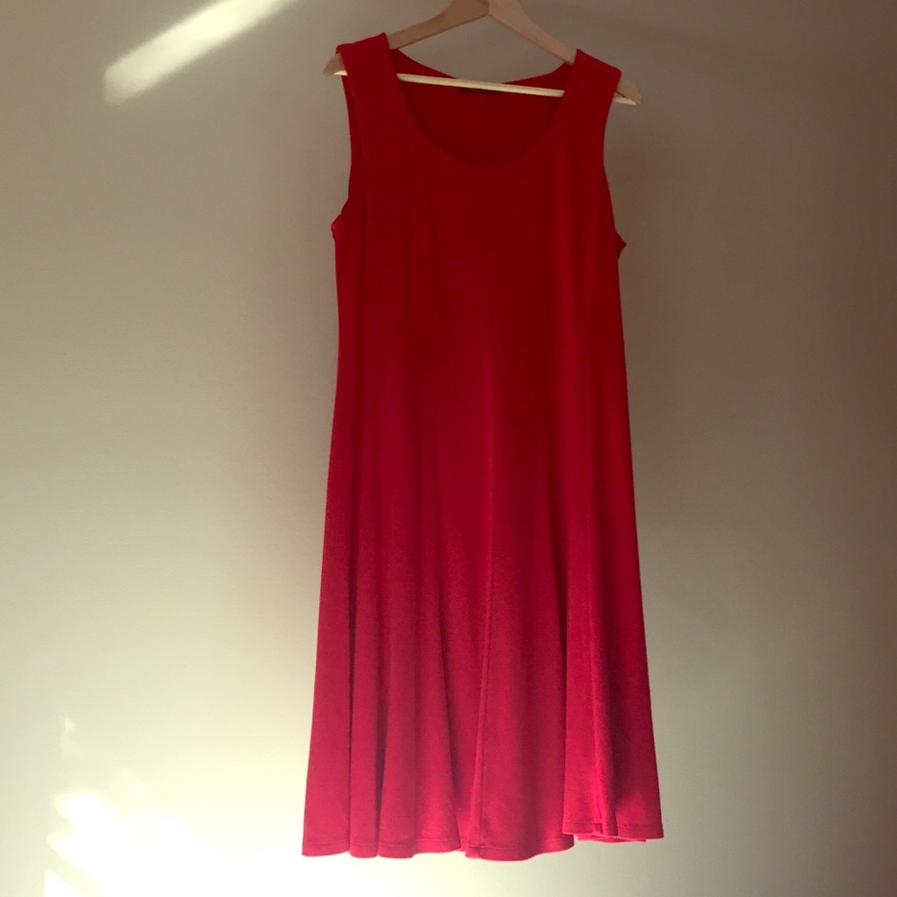 NINE WEST Red Dress, size L